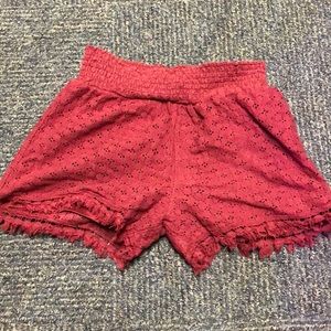 High waisted shorts